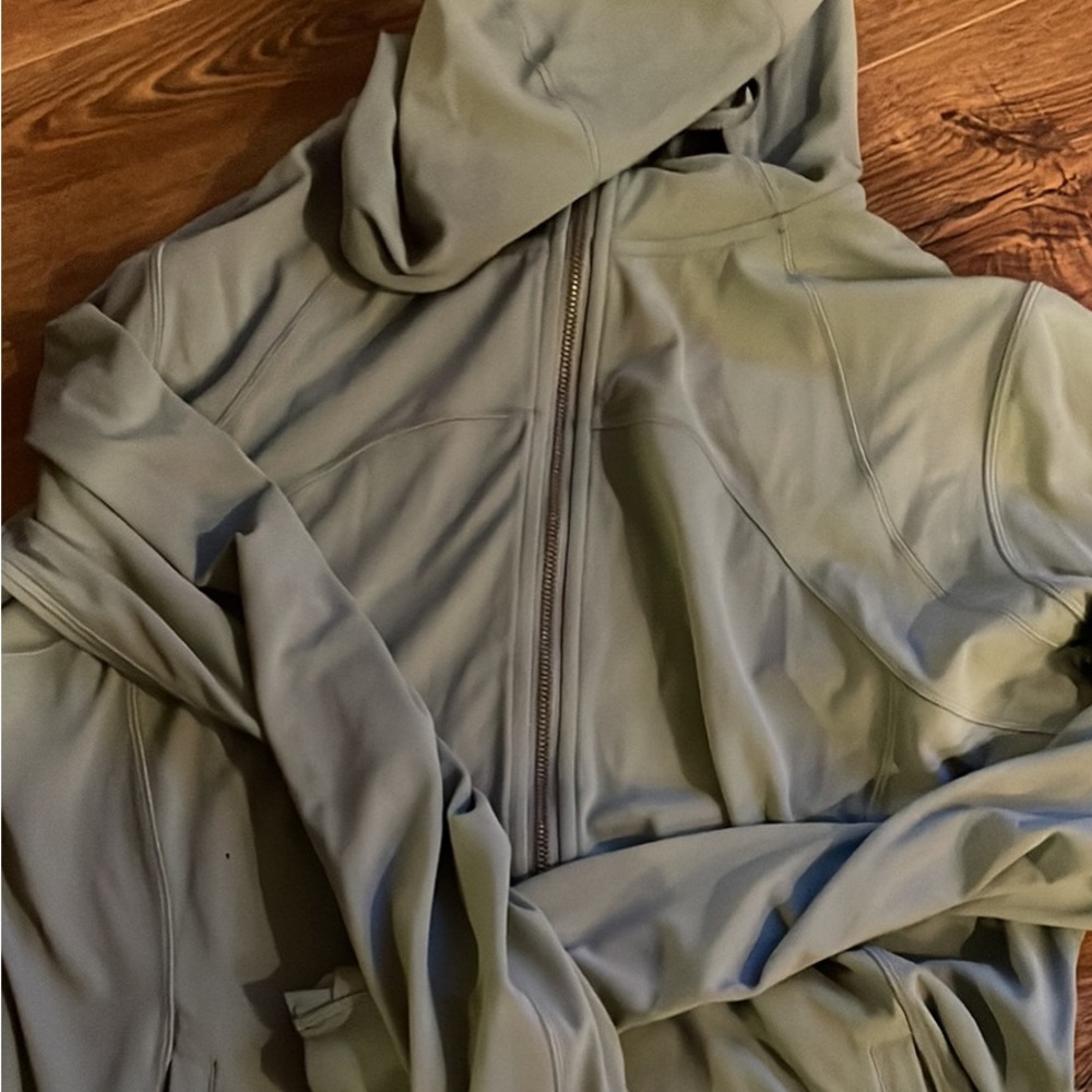 Light green Lululemon size 18 zip up hoodie